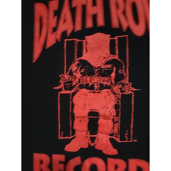 Death Row Records American Record Label R Black T Shirt Large - Picture 5 of 5